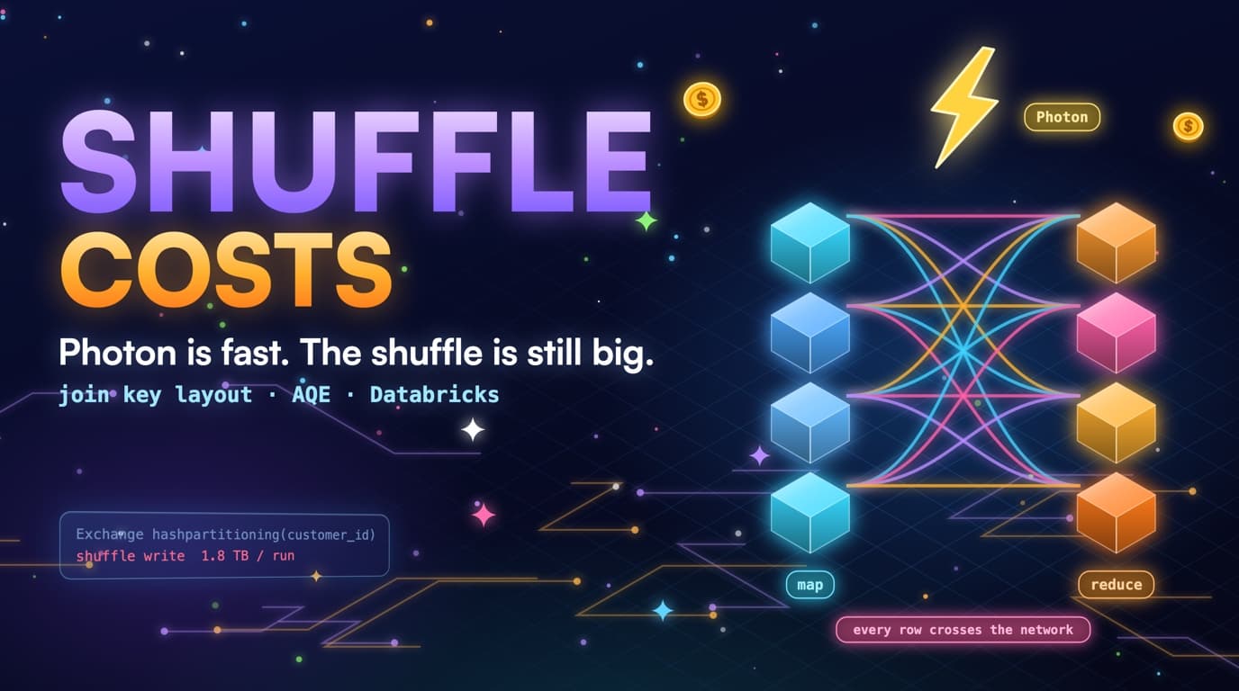 Shuffle exchange where every map node sends rows to every reduce node